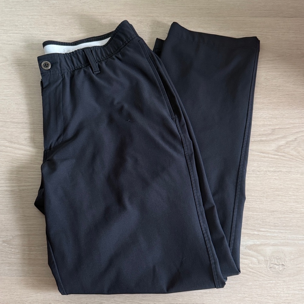Men's Black Golf Pants